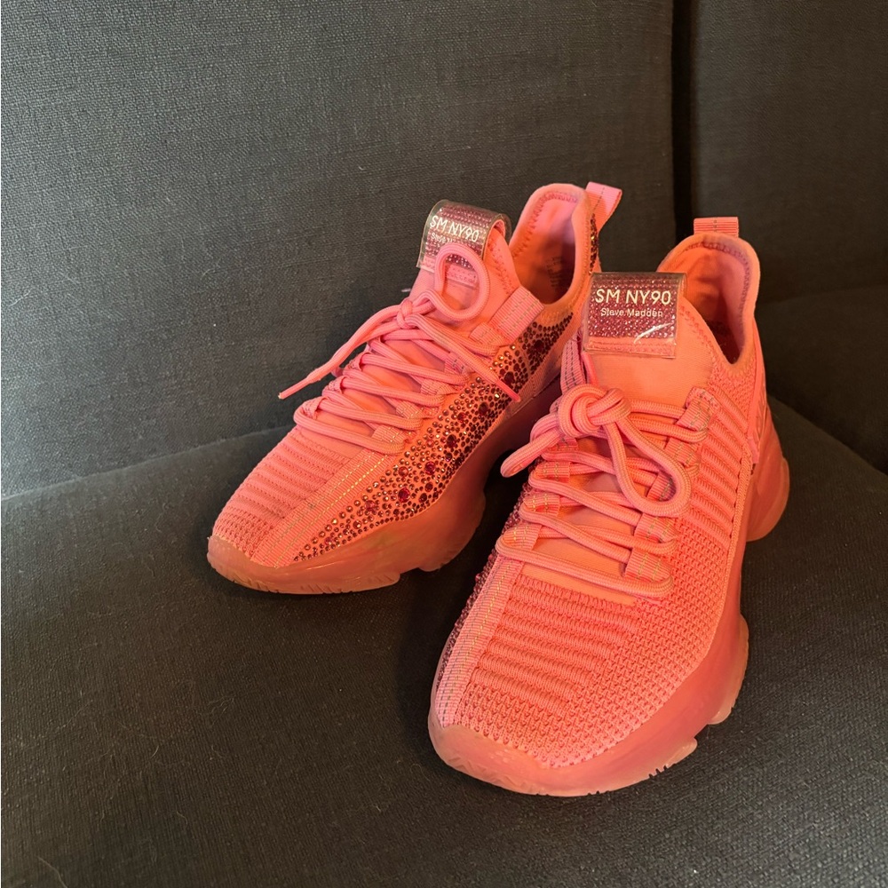 Steve Madden Women’s Maxima Pink Sneakers